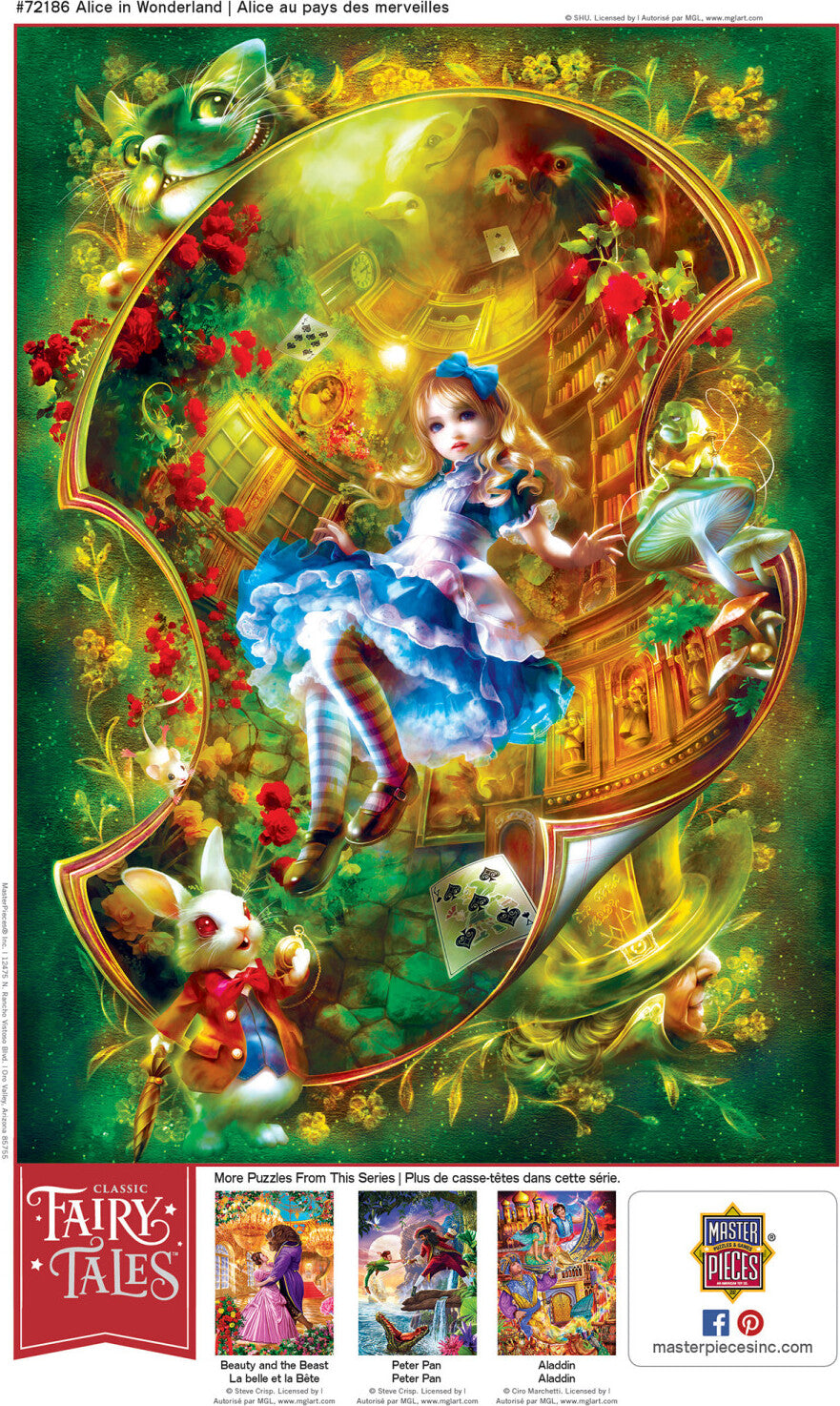 Classic Fairytales - Alice in Wonderland 1000 Piece Puzzle