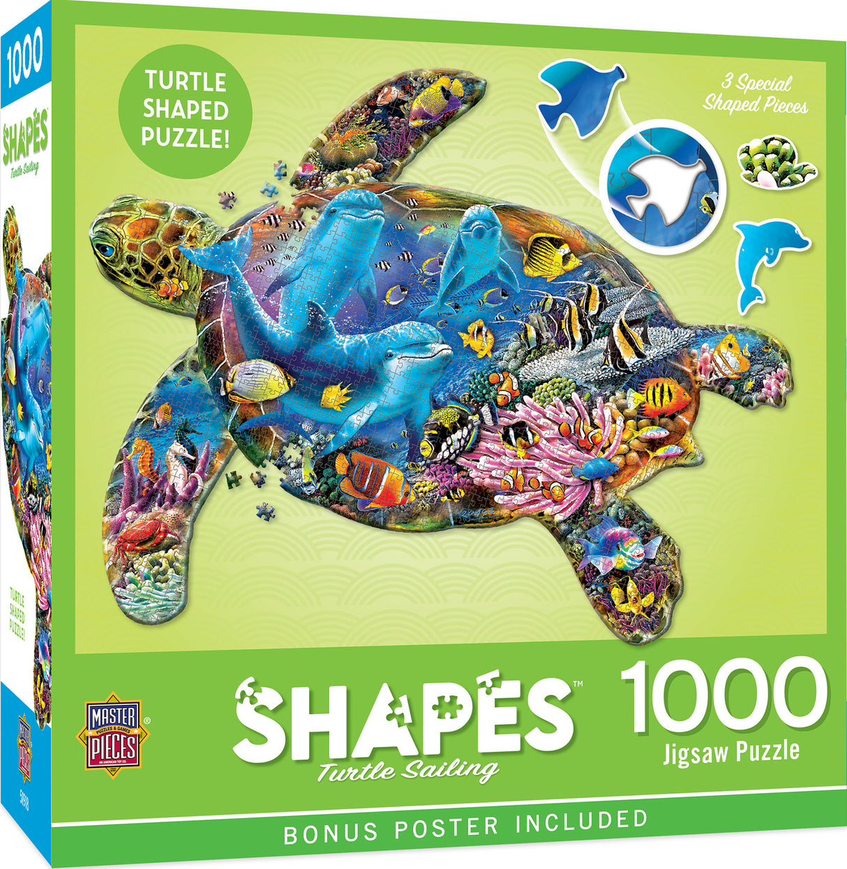 Contours - Turtle Sailing 1000 Piece Puzzle