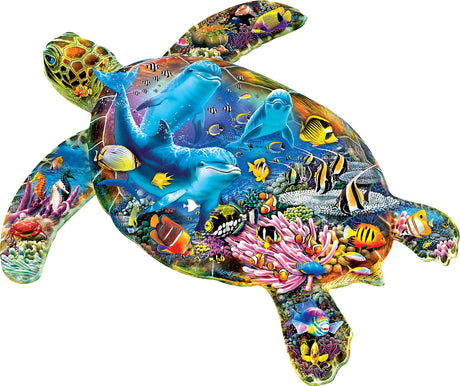 Contours - Turtle Sailing 1000 Piece Puzzle