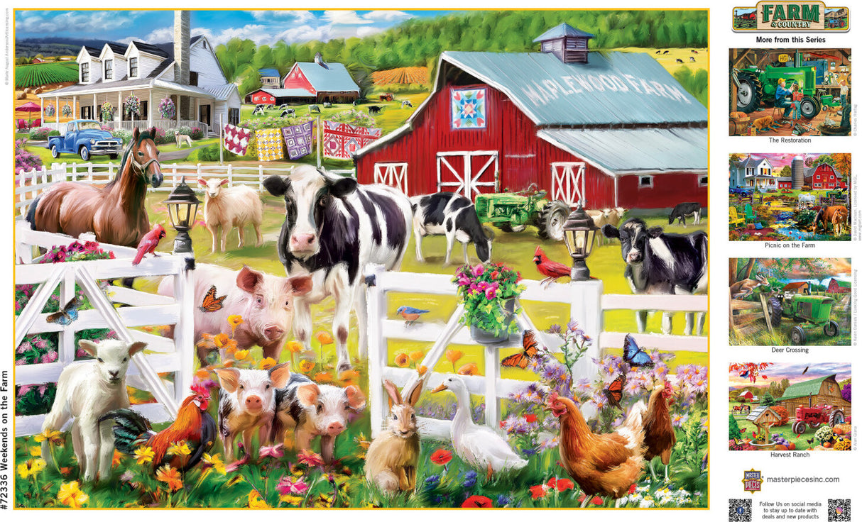 Farm and Country - Weekends On the Farm 1000 Piece Puzzle