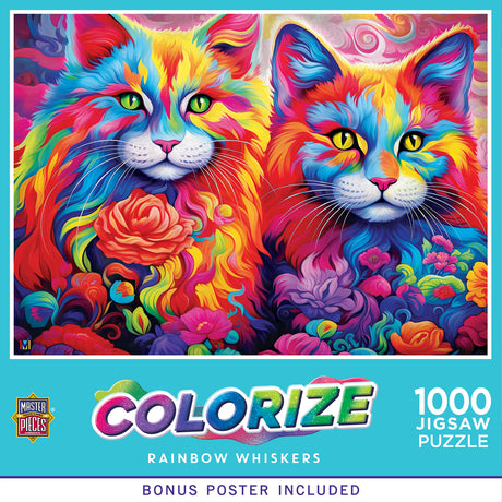 Colorize - Rainbow Whiskers 1000 Piece Puzzle