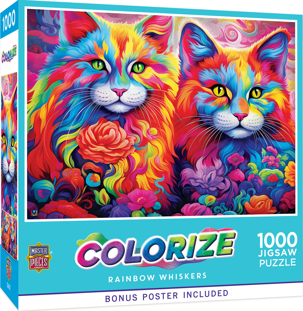 Colorize - Rainbow Whiskers 1000 Piece Puzzle