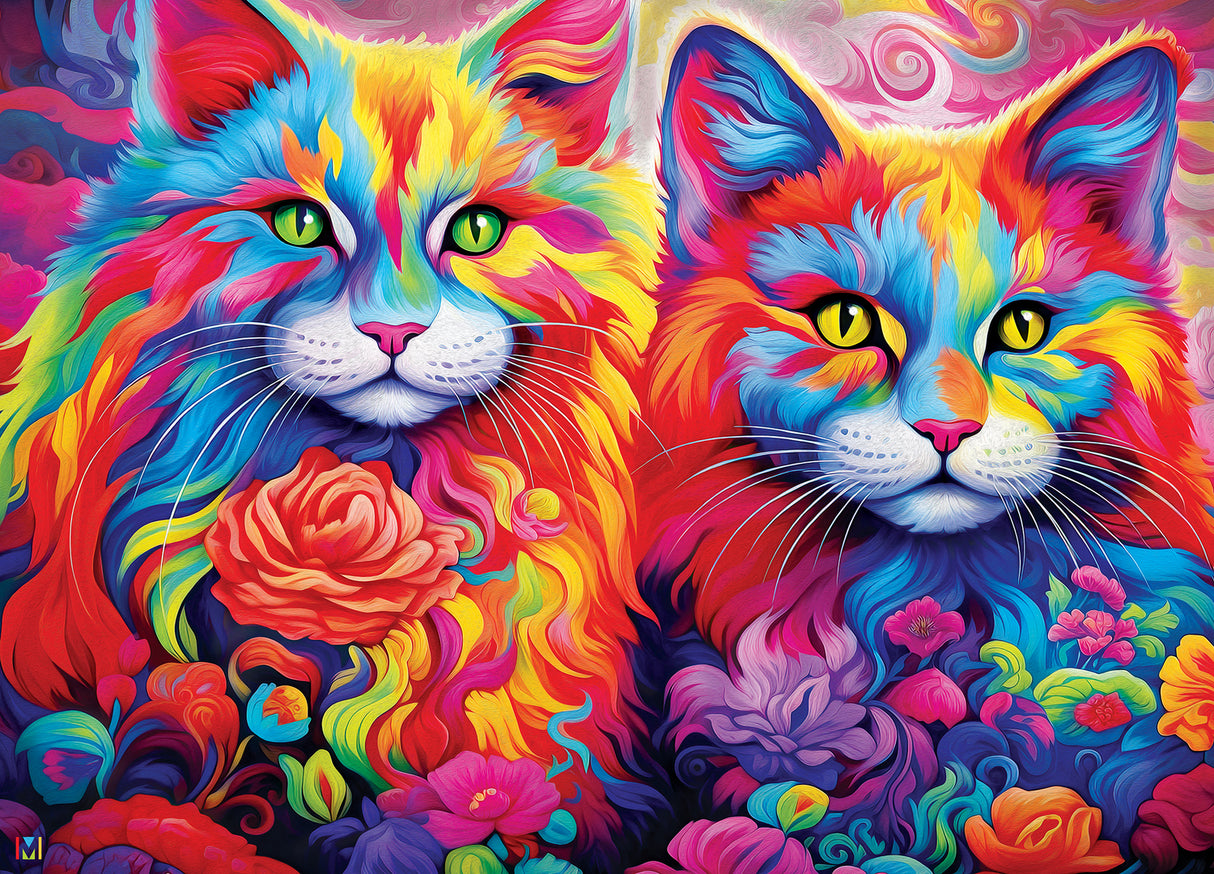 Colorize - Rainbow Whiskers 1000 Piece Puzzle