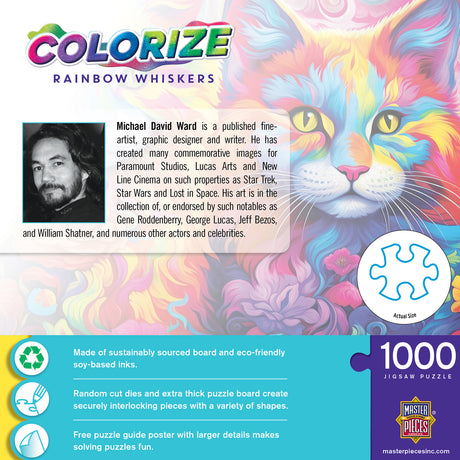 Colorize - Rainbow Whiskers 1000 Piece Puzzle