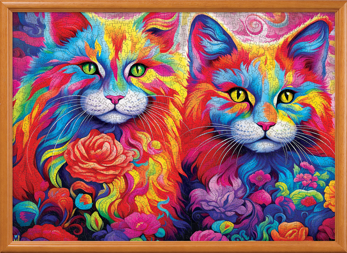 Colorize - Rainbow Whiskers 1000 Piece Puzzle