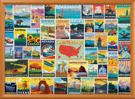 Anderson Design Group - State Pride 1000 Piece Puzzle