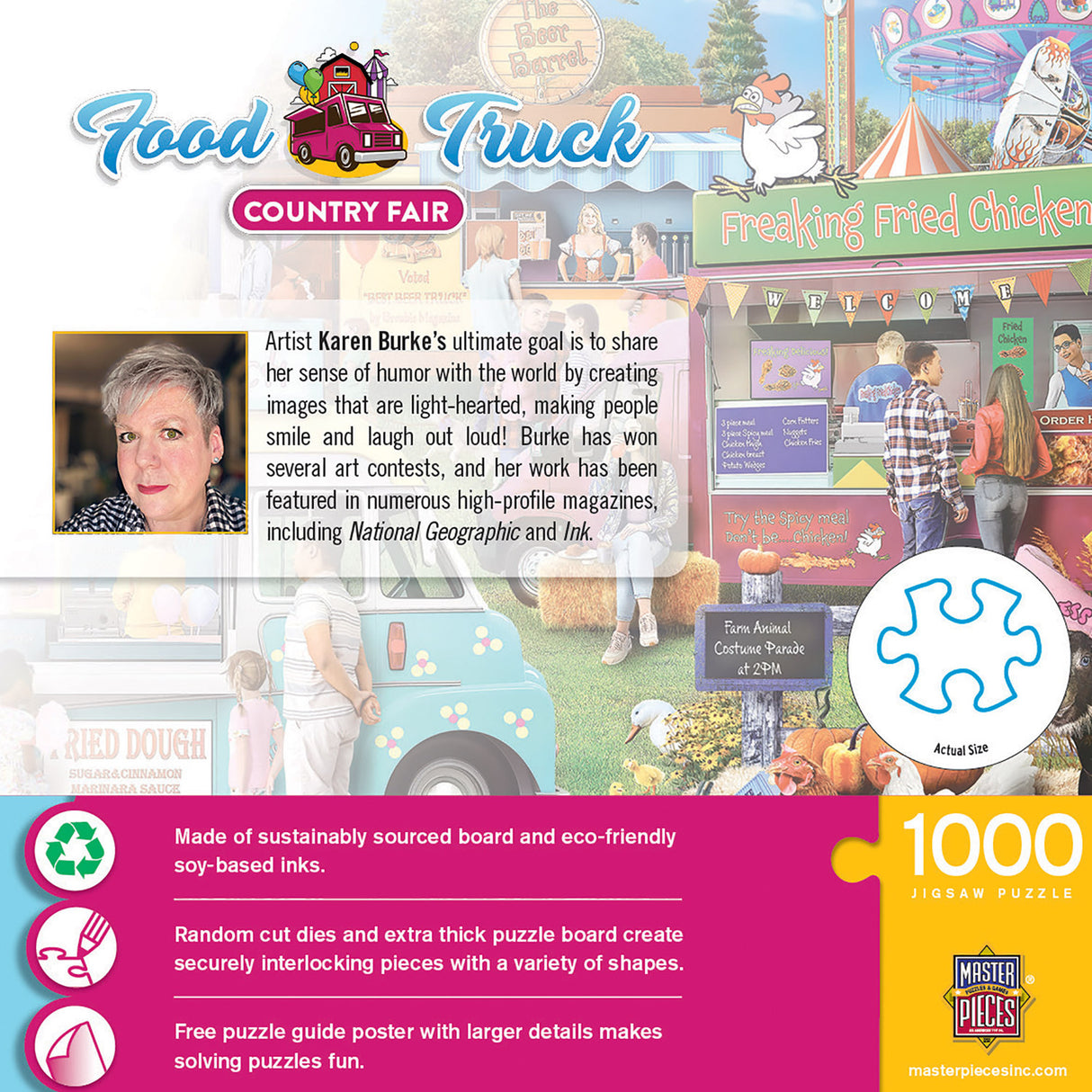 Food Truck Roundup - Country Fair 1000 Piece Puzzle