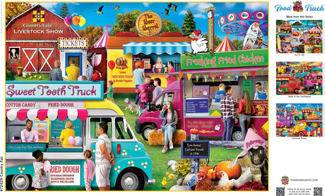 Food Truck Roundup - Country Fair 1000 Piece Puzzle