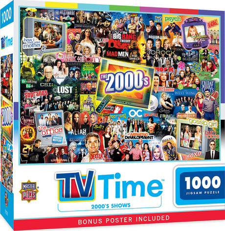 TV Time - 2000's Shows 1000 Piece Puzzle