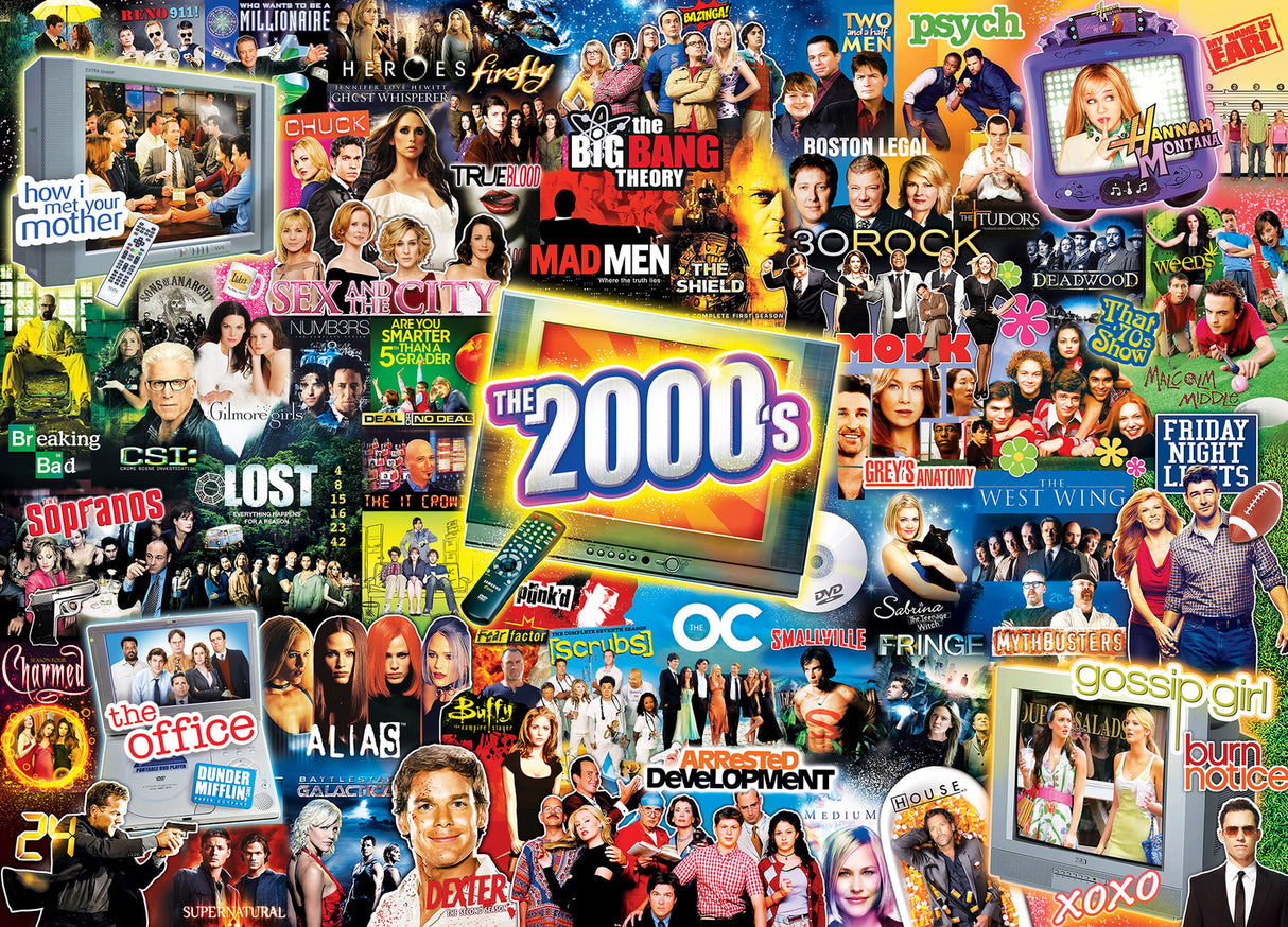 TV Time - 2000's Shows 1000 Piece Puzzle