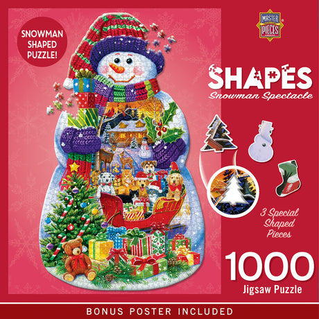 Contours - Snowman Spectacle 1000 Piece Puzzle