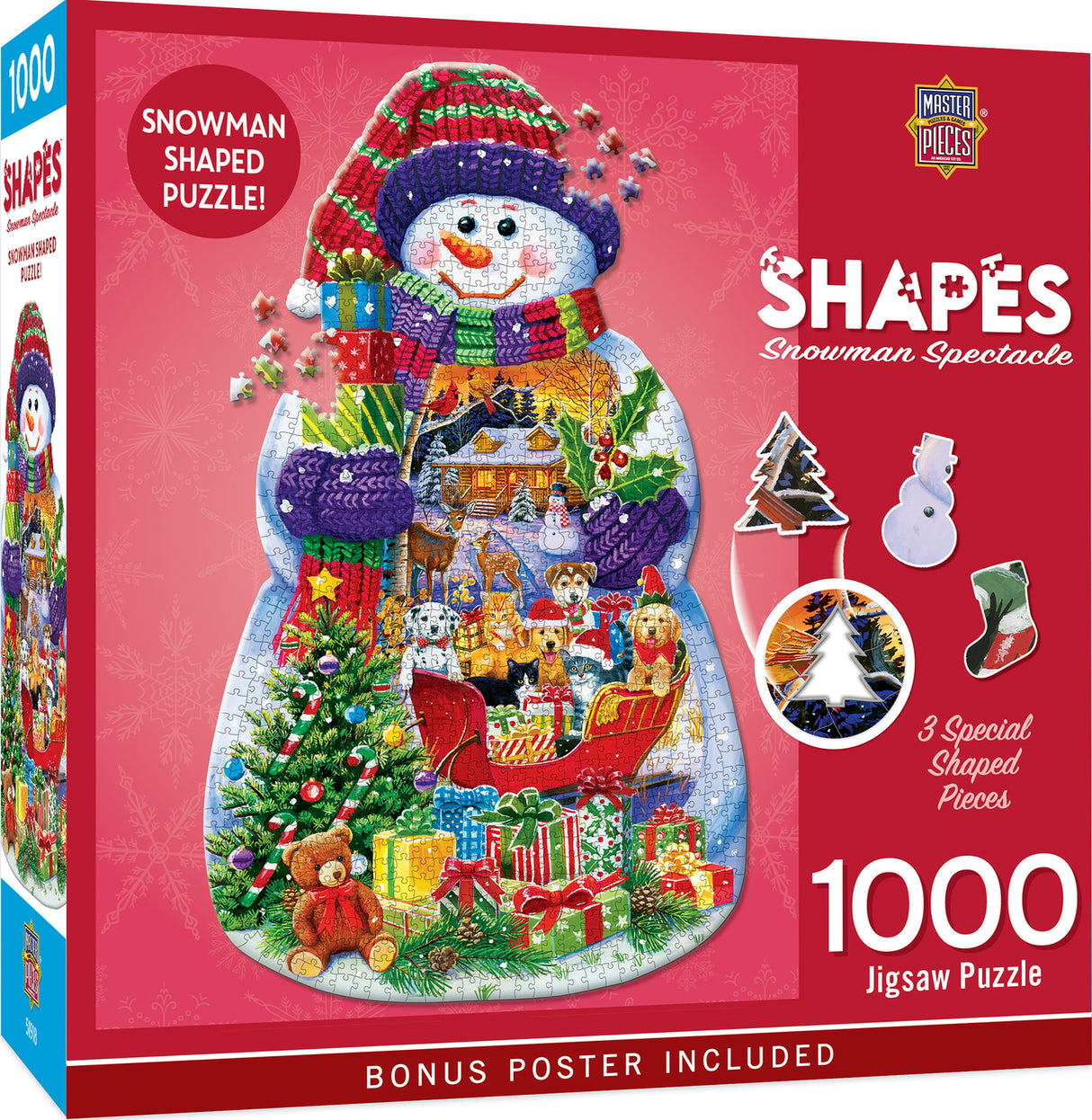 Contours - Snowman Spectacle 1000 Piece Puzzle