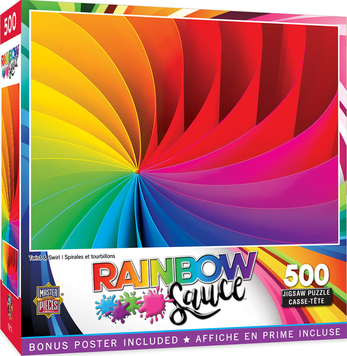 Rainbow Sauce - Twist & Swirl 500 Piece Puzzle