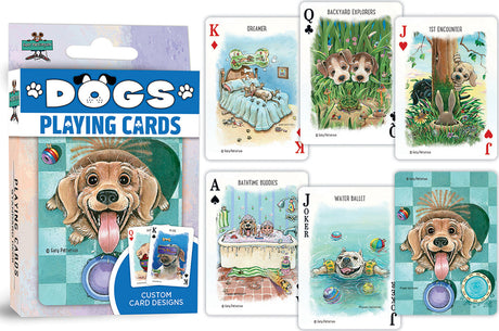 Dogs Playing Cards