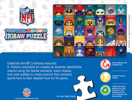 NFL Mascots 100pc Puzzle