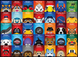 NHL Mascots 100pc Puzzle