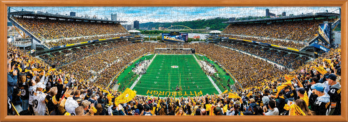 Pittsburgh Steelers NFL 1000pc Panoramic Puzzle - End Zone