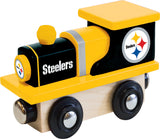 Pittsburgh Steelers NFL Wood Train Engine