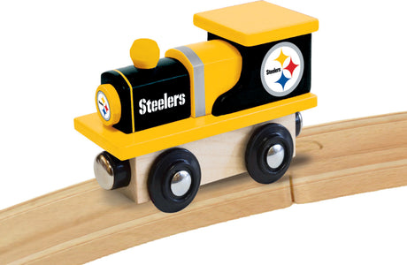 Pittsburgh Steelers NFL Wood Train Engine