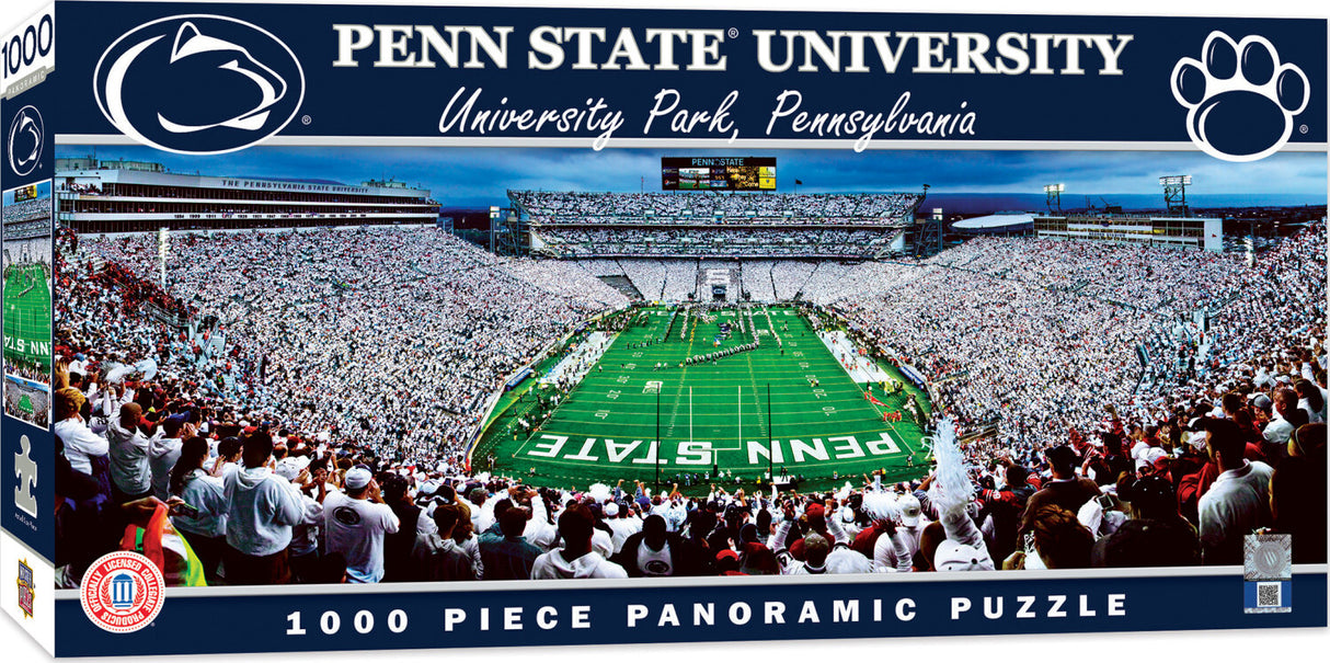 Penn State Nittany Lions NCAA 1000pc Panoramic Puzzle - End Zone