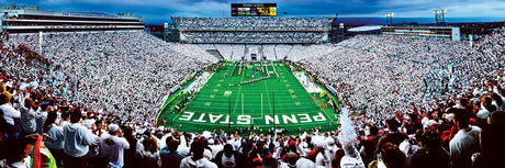 Penn State Nittany Lions NCAA 1000pc Panoramic Puzzle - End Zone