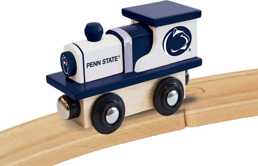 Penn State Nittany Lions NCAA Wood Train Engine