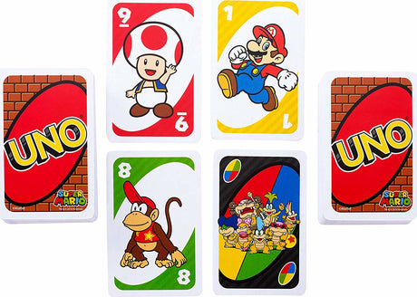 UNO Super Mario Card Game Shedding