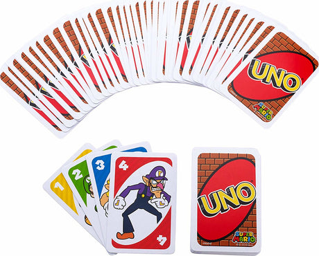 UNO Super Mario Card Game Shedding