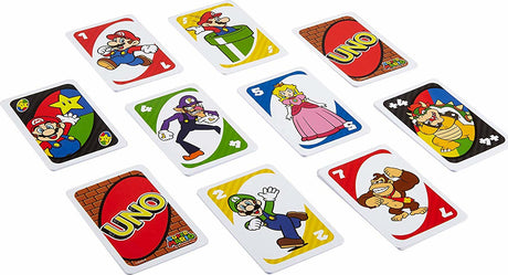 UNO Super Mario Card Game Shedding