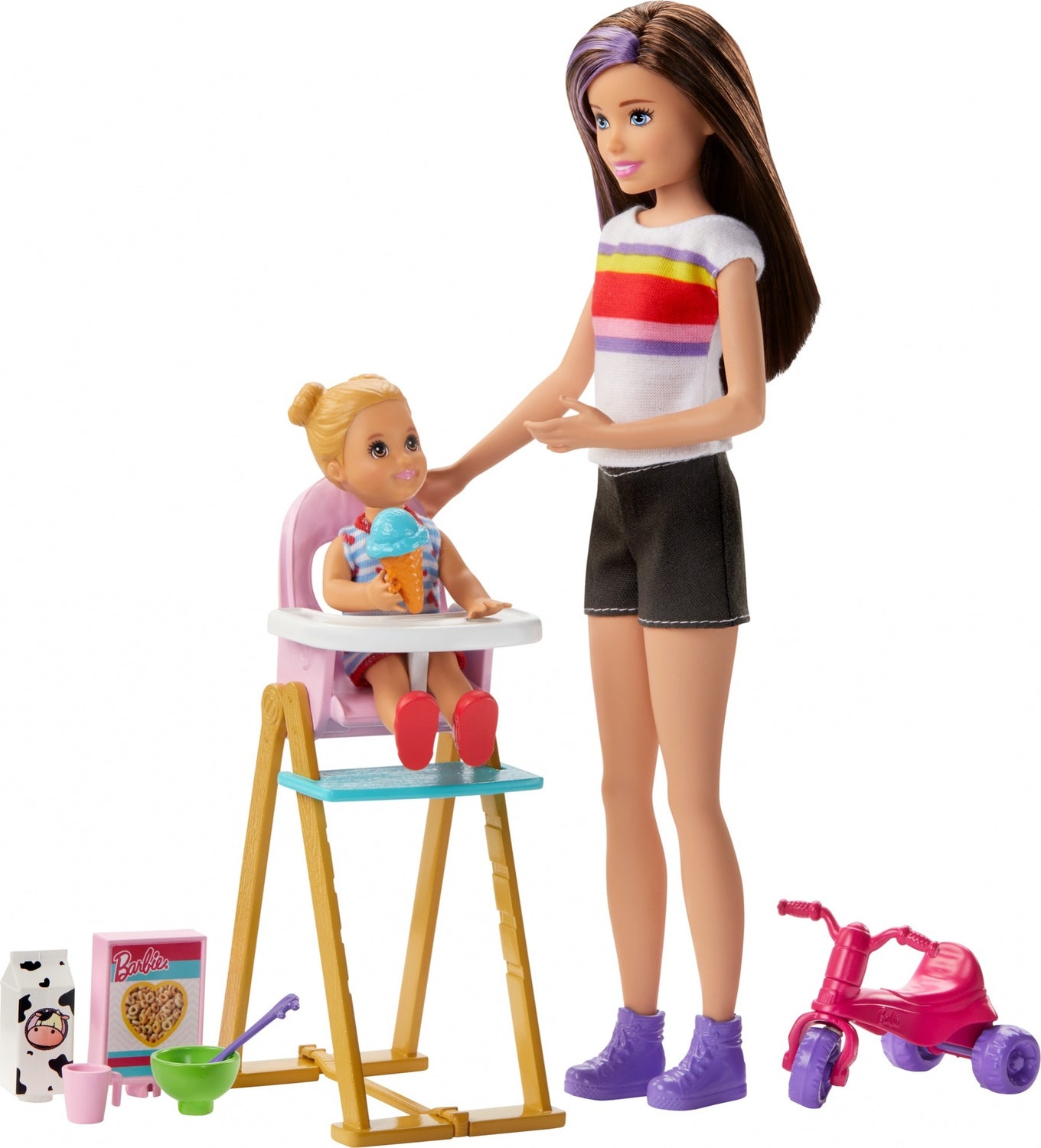 Barbie Skipper Babysitters Inc. Bathtime Playset並行輸入品 Barbie Skipper Babysitters, Inc. Bounce House Playset with Dolls