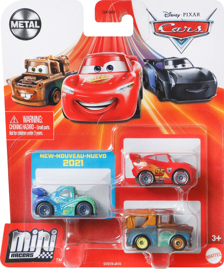 Disney Pixar Cars Mini Racers 3-Pack Assortment