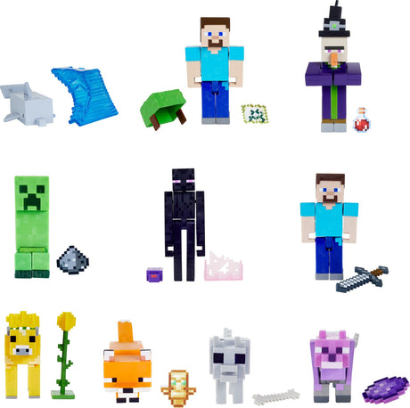 Minecraft Craft-A-Block Figures (assorted)