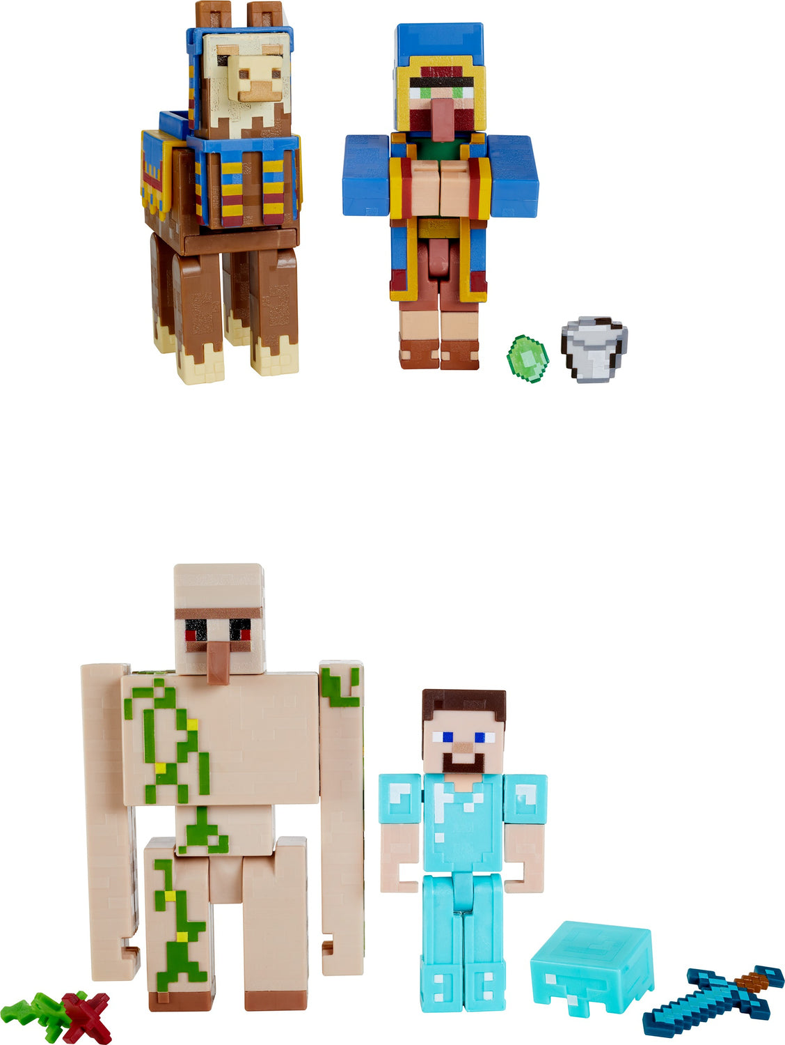 Minecraft Craft-A-Block 2-Pack Figures (assorted)