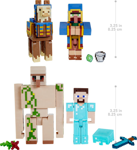 Minecraft Craft-A-Block 2-Pack Figures (assorted)