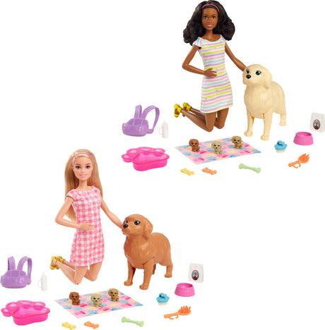 Barbie Doll And Pets