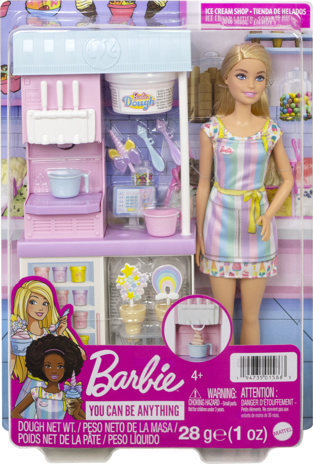 Barbie Ice Cream Shop Playset