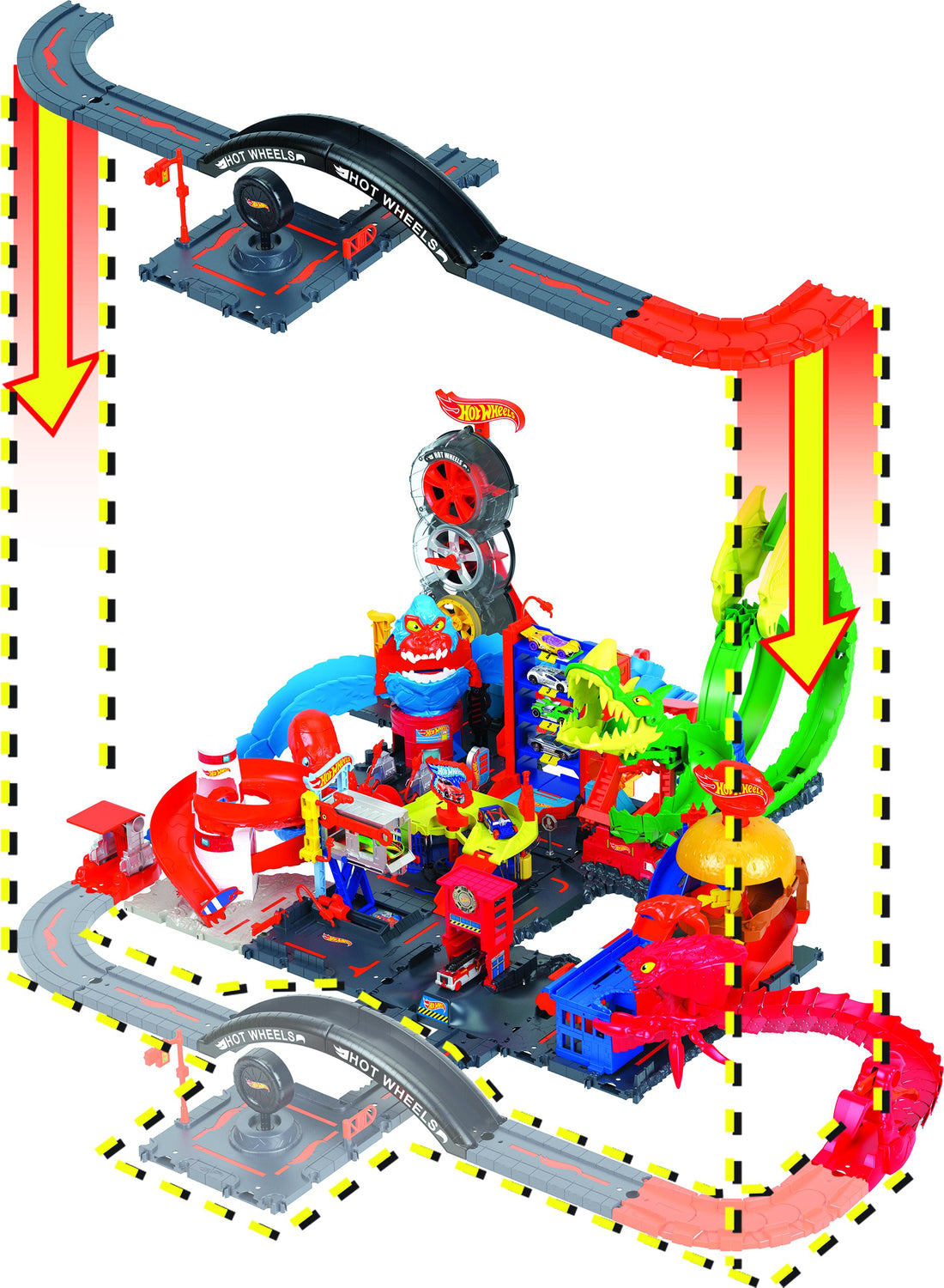 Hot wheels city track pack outlet