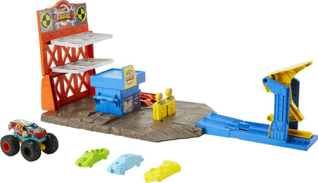 Hot Wheels Monster Trucks Blast Station Playset