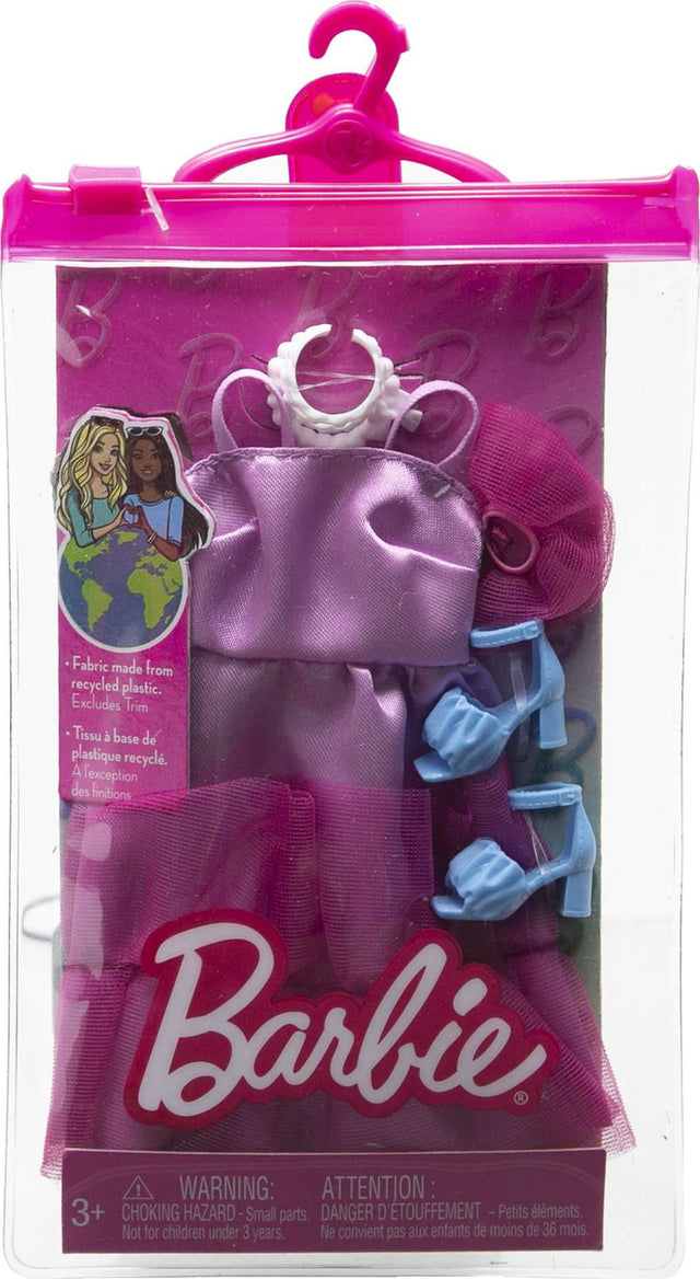 Barbie Doll Accessory Set Pink Dress