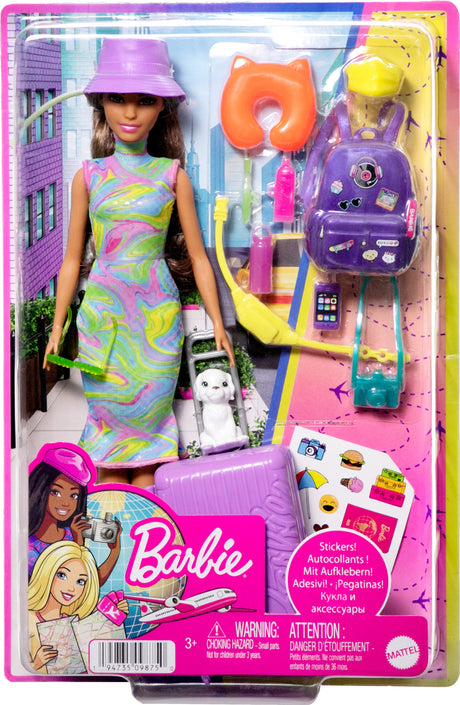 Barbie Dreamhouse Adventures Travel Doll & Puppy Playset