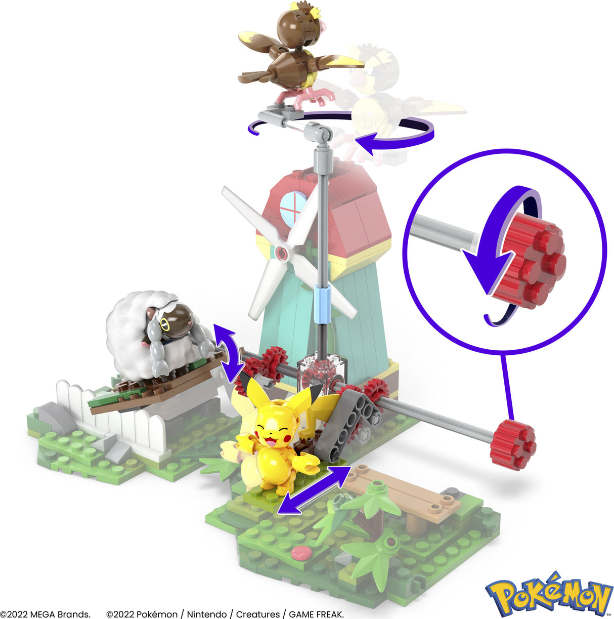 Pokémon Countryside Windmill Building Set