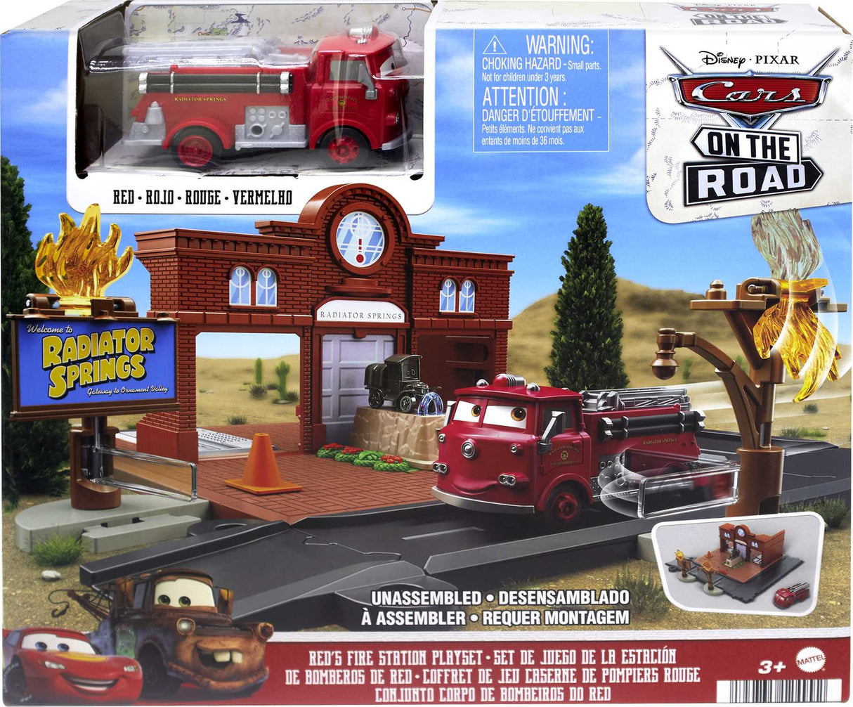 Disney Pixar Cars Red's Fire Station Playset