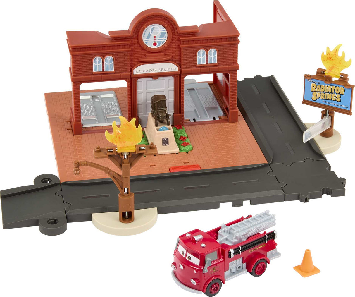 Disney Pixar Cars Red's Fire Station Playset