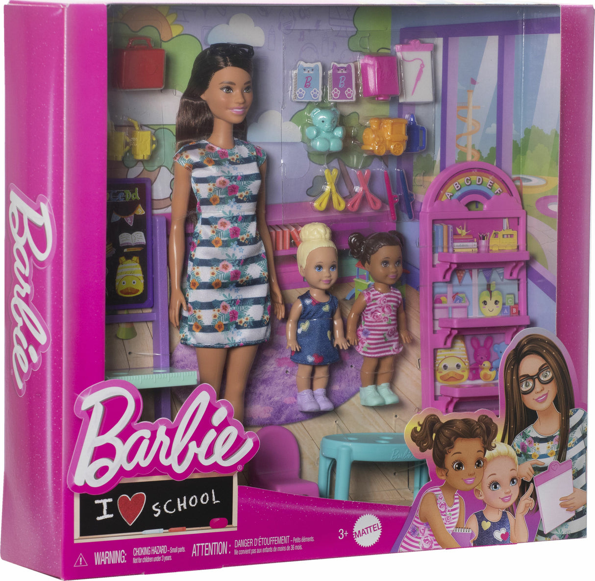 Barbie I Love School Classroom Playset