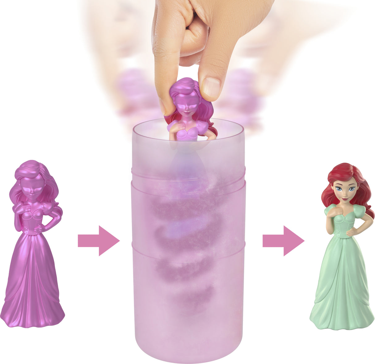 Mattel Disney Princess ROYAL COLOR REVEAL Small Doll (assorted)