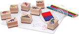 Wooden Stamp Set - Dinosaurs