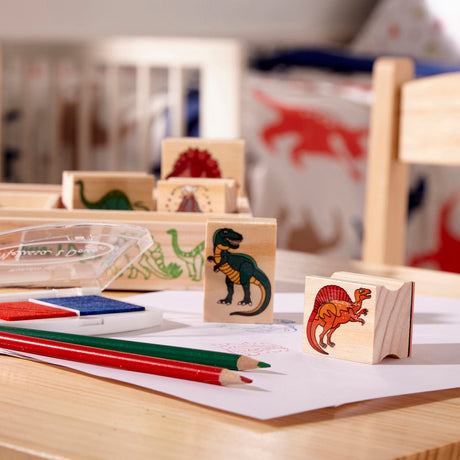 Wooden Stamp Set - Dinosaurs