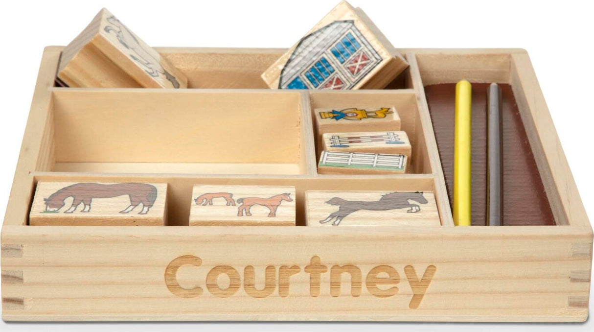 Wooden Stamp Set - Horses