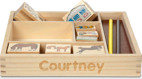 Wooden Stamp Set - Horses