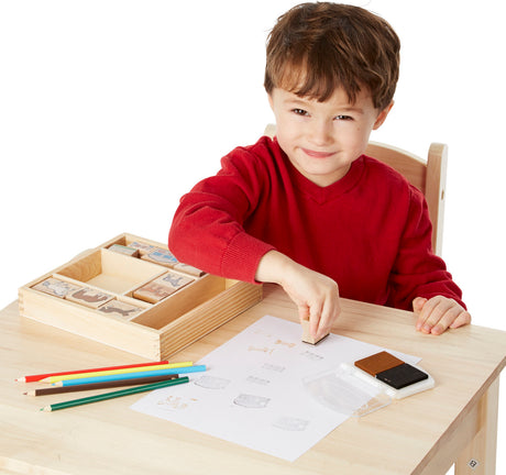Wooden Stamp Set - Horses